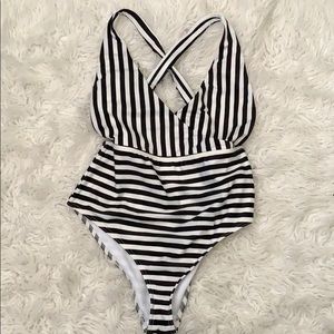 ASOS Striped One Piece